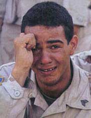 fig. 6, crying U.S. soldier, Iraq