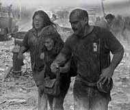 three people in the wtc dust